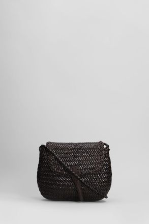 Dragon Diffusion Mini City Bag Shoulder Bag In Brown Leather