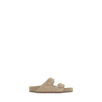 Birkenstock Sandals Beige - unisex - Birkenstock - Sliders - Beige - 12 UK - Shoes