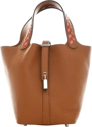 Herm&egrave;s Pre-owned Hermes Epsom Tressage Picotin Lock 18 Ladies HKWFI32Q1IEDUL01