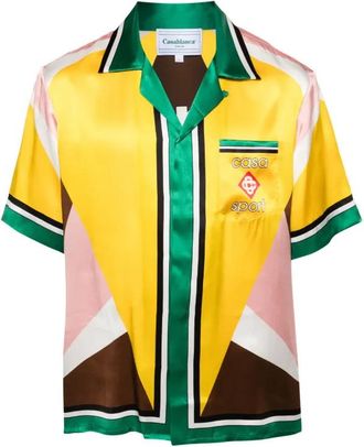 Casablanca Casa Sport Silk Shirt, Size X-Small