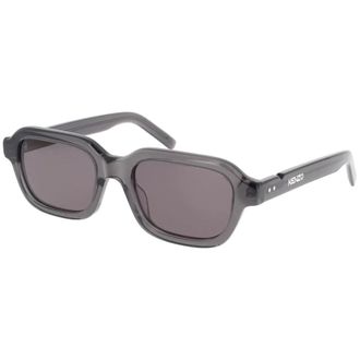 Kenzo Sunglasses, unisex, Black, 52 MM, Transparent Grey Sunglasses