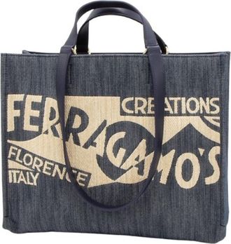 Ferragamo Medium Tote Bag With Logo