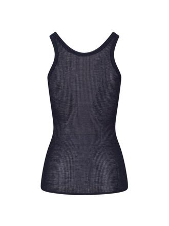 Christophe Lemaire Womens Top Blue Viscose