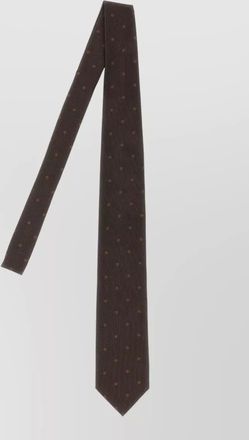Tom Ford silk ribbed polka dot tie