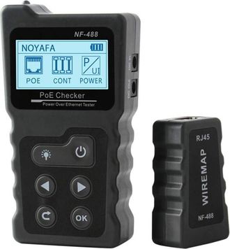 OEM Probador De Voltaje Y Corriente Poe Con Comprobador De Cables Nf-488