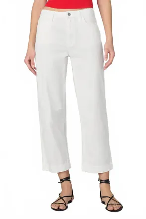 Joe's Wilder Relaxed Barrel Jean In White