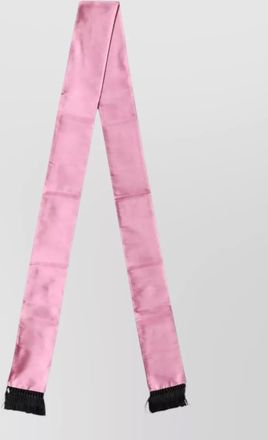Dolce & Gabbana silk fringe scarf