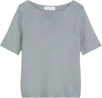 Marc O'Polo Top in maglia a maniche corte - Blu