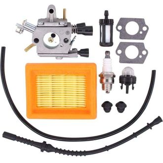 OEM Carburador De 11 Piezas Con Filtro De Aire Y Tubo De Carburador Para Stihl Fr450 Fs400 Fs450 Fs480 Sp400 Sp450 Zama C1q-s34h Modelo 41281200651