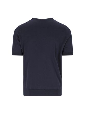 John Smedley Mens T-Shirts And Polos Blue Cotton