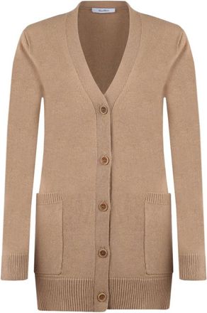 Max Mara Sequins Cardigan - female - Max Mara - Cardigans - Brown - XS - Knitwear