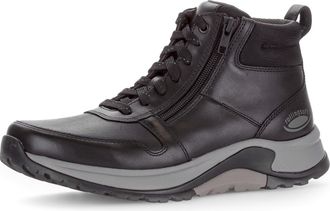 Gabor Mens Sporty Ankle Boots, Mens Ankle Boots, Interchangeable Footbed, Black 05, 15.5 UK