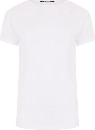 Jacquemus T-shirt met korte mouwen - Dames - T-shirts - Wit - L - Tops