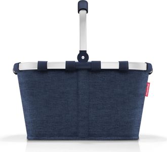 Reisenthel Einkaufskorb REISENTHEL Carrybag, Damen, twist navy, Polyester, Einkaufsk&ouml;rbe Einkaufskorb, Aus recyceltem Material