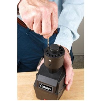 Trade Shop Trade Shop - Traesio - Affila Punte Trapano Elettrico Affilatore Trapano 3-10 8-16 Mm Mola Pietra 70w