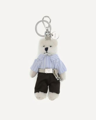 Prada Teddy Keychain Male UNI