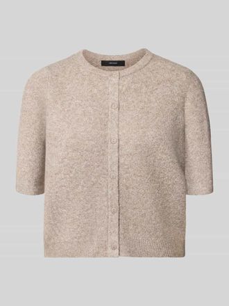 Vero Moda Regular Fit Strickjacke mit kurzem Arm Modell VMDOFFY in Sand, Gr&ouml;&szlig;e XS