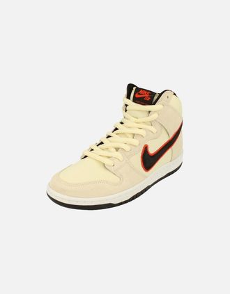 Nike Mens Nike Sb Dunk High Pro PRM Mens Trainers DO9394 100 - Cream - Size: 9