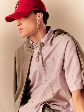 Carhartt Work in Progress S/S Braxton Shirt purple/wax