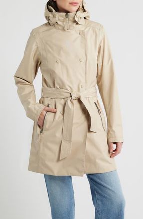 Helly Hansen Welsey II Insulated Waterproof Trench Coat in Khaki at Nordstrom, Size X-Large