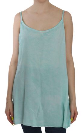 Ermanno Scervino Sleeveless Spaghetti Dress Womens Blouse