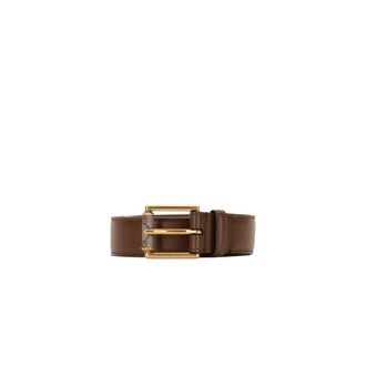 Gucci Belts - Heren - Riemen - Bruin - 75 CM - Leer - Accessoires