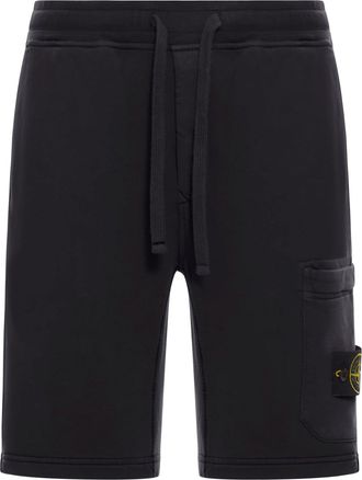 Stone Island SPORTS BERMUDA SHORTS WITH COMPASS APPLIQUE - Stone Island - Man