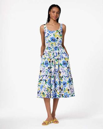 Kate Spade New York Festive Floral Tiered Dress