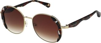 Christian Lacroix CL9036 002 Womens Sunglasses Gold Size 55