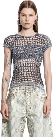 Acne Studios Kambon Tweedy Crochet Top
