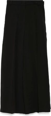 pushBUTTON Pantaloni a gamba ampia - Nero