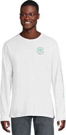 Hurley Illusions Long Sleeve Mens T Shirt White : 2XL, Cotton