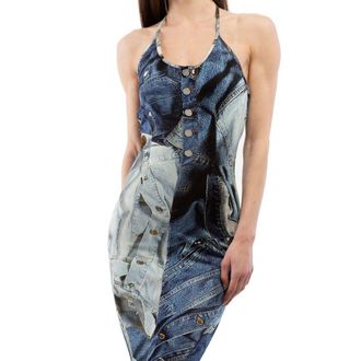 Moschino Womens Multicolor Viscose Casual Dress