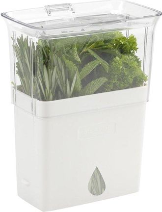 OEM Soporte Para Hierbas Reci&eacute;n Cortadas, Acr&iacute;lico, Blanco/transparente (alto) 230 Mm X (ancho) 185 Mm X (profundidad) 120 Mm