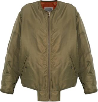Maison Margiela Insulated Jacket - Dames - Bomber jackets - Groen - XS - Polyester - Jassen