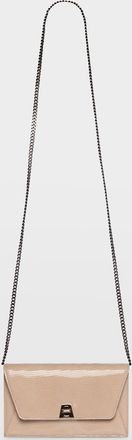 Akris Anouk Lizard-Print Clutch Bag w/ Chain