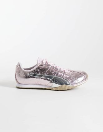 Puma H-Street Lustre - Sneakers rosa metallizzato con suola in gomma