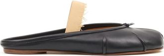 Maison Margiela Black Leather Mules