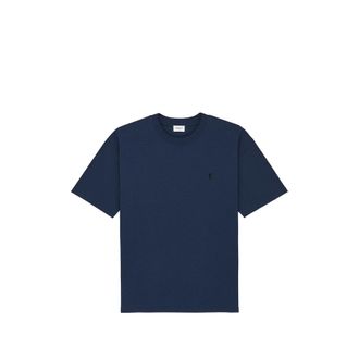 Saint Laurent Logo-embroidered Crew-neck T-shirt