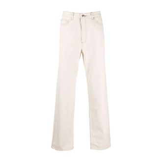 A.P.C. Straight Jeans, male, Beige, Size: W33 Classic Straight Jeans