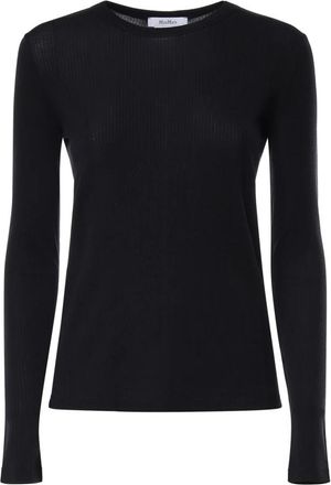 Max Mara Long Sleeve Tops - Dames - Longsleeves - Blauw - S - Tops