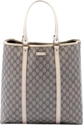 Gucci Pre-owned Vintage Tote Bag - Dames - Vintage Shopper - Beige - ONE Size - Leer - Vintage