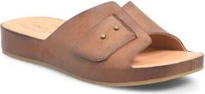Kork-ease Mesa Slide Sandal in Brown Leather at Nordstrom Rack, Size 10