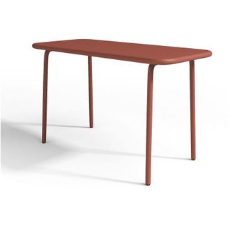 Vente-Unique Tavolo da giardino per bambini in Metallo Terracotta - POPAYAN