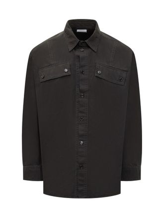 Off-white Black Regular Solid Shirt