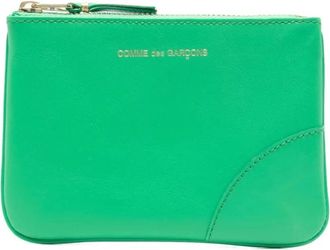 Comme Des Gar&ccedil;ons Classic Leather Line - Dames - Portefeuilles - Groen - ONE Size - Leer - Accessoires