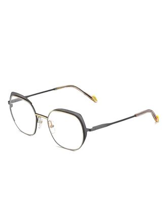 Etnia Barcelona geometric-frame glasses - women - Metal/Acetate - 51 - Black