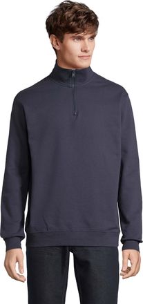 SOLS Uniseks Conrad Sweatshirt met Quarter Zip voor volwassenen (Franse marine)
