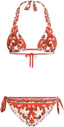 Dolce & Gabbana Maiolica-Print Bikini