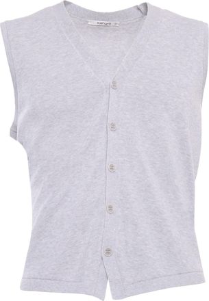 KANGRA Gray Knitted Vest